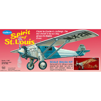 Guillow's 807 Spirit of St. Louis Balsa Plane Model Kit