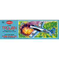 Guillow's N.A. Trojan Balsa Plane Model Kit
