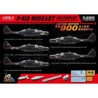 Great Wall 1/48 P-61B Black Widow Noseart & Underwing Stores Plastic Model Kit S4815