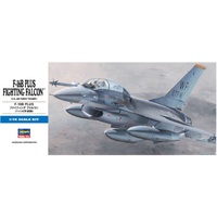 Hasegawa 1/72 F-16B Plus Fighting Falcon 00444 Plastic Model Kit