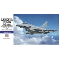 Hasegawa 1/72 Eurofighter Typhoon Single Seater Plastic Model Kit