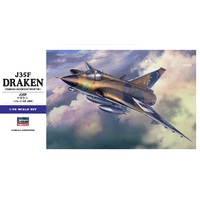 Hasegawa 1/72 J35F Draken Plastic Model Kit