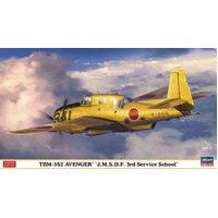 Hasegawa 1/72 TBM-3S2 AVENGER "J.M.S.D.F. 3rd Service School" Plastic Model Kit