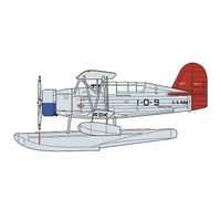 Hasegawa 1/72 Soc-3 Seagull Seaplane "Battleship USS Pennsylvania" (Two Kits In The Box) Plastic Model Kit