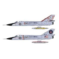 Hasegawa 1/72 F-106A Delta Dart "Bicenential" (Two kits in the box) Plastic Model Kit H02402