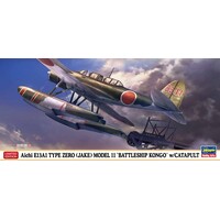 Hasegawa 1/72  Aichi E13A1 Type Zero (JAKE) Model 11 "Battleship Kongo" w/Catapult Plastic Model Kit