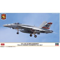 Hasegawa 1/72  F/A-18E Super Hornet "VFA-87 Golden Warriors CAG 2019" (Bonus: an emblem patch is included.) Plastic Model Kit