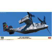 Hasegawa 1/72 Mv-22B Osprey "Vmm-265 Dragons 2022" Plastic Model Kit