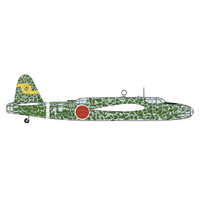 Hasegawa 1/72 Nakajima Ki49-II Type 100 Heavy Bomber Donryu (Helen) "62nd Flight Regiment" Plastic Model Kit