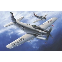 Hasegawa 1/72 A-1H Skyraider "VA-25 Mig Killer" Plastic Model Kit