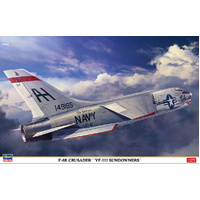 Hasegawa 1/48 F-8E Crusader "VF-111 Sundowners" Plastic Model Kit