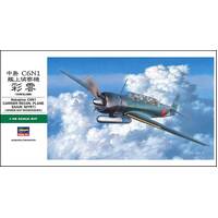 Hasegawa 1/48 Nakajima C6N1 Carrier Reconnaissance Aircraft Plastic Model Kit