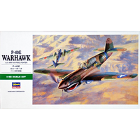 Hasegawa 1/48 P-40E Warhawk 09086 Plastic Model Kit