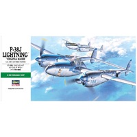 Hasegawa 1/48 P-38J Lightning 09101 Plastic Model Kit
