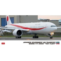 Hasegawa 1/200 Japanese Gov. B777-300ER 'Test Fli 10824 Plastic Model Kit