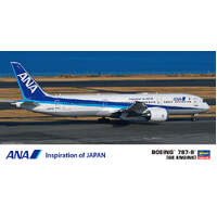 Hasegawa 1/200 Boeing 787-9 (GE Engine) ANA Inspiration of Japan Plastic Model Kit