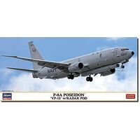 Hasegawa 1/200 P-8A Poseidon 'VP-10' with Radar Pod Plastic Model Kit