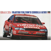 Hasegawa 1/24 Fujitsu Ten Toms Corolla AE101 20302 Plastic Model Kit