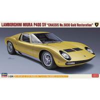 Hasegawa 1/24 Lamborghini Miura P400 SV "Chassis No.5030 Gold Restoration"