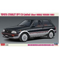 Hasegawa 1/24 TOYOTA STARLET EP71 Si-Limited Model Kit