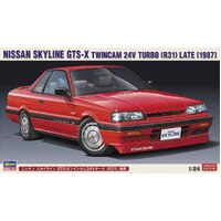 Hasegawa 1/24 Nissan Skyline GTS-X Twincam 24V Turbo (R31) Late Plastic Model Kit
