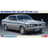 Hasegawa 1/24 Mitsubishi Colt Galant GTO-MII (1970) Plastic Model Kit