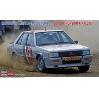 Hasegawa 1/24 Mitsubishi Lancer EX 2000 Turbo "1981 Erc Hunsrück Rallye" Plastic Model Kit