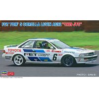 Hasegawa 1/24 FET TOMS COROLLA LEVIN AE92 "1989 JTC" Plastic Model Kit