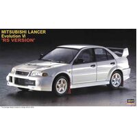 Hasegawa 1/24 Mitsubishi Lancer Evolution VI "RS Version" Plastic Model Kit