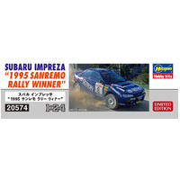Hasegawa 1/24 Subaru Impreza "1995 Sanremo Rally Winner" Plastic Model Kit H20574