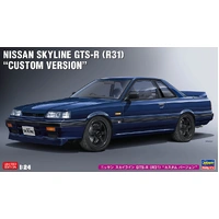 Hasegawa 1/24 Nissan Skyline GTS-R (R31) "Custom Version" Plastic Model Kit