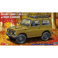 Hasegawa 1/24 Suzuki Jimny (Ja11-5) W/Roof Carrier Plastic Model Kit