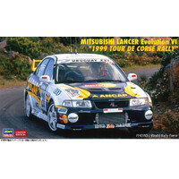 Hasegawa 1/24 Mitsubishi Lancer Evolution Vi "1999 Tour De Corse Rally" Plastic Model Kit