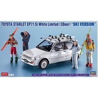 Hasegawa 1/24 Toyota Starlet EP71 Si White Limited (3Door) "SKI Version"