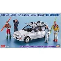 Hasegawa 1/24 Toyota Starlet EP71 Si White Limited (3Door) "SKI Version"