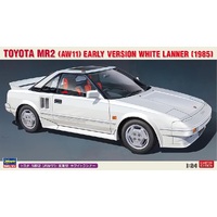 Hasegawa 1/24 Toyota MR2 (AW11) Early Version White Plastic Model Kit