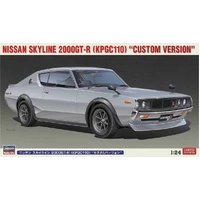 Hasegawa 1/24 Nissan Skyline 2000GT-R (KPGC110) "Custom Version" Plastic Model Kit