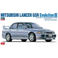 Hasegawa 1/24 Mitsubishi Lancer GSR Evolution III Plastic Model Kit