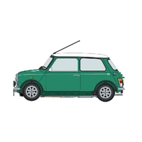 Hasegawa 1/24 Mini Cooper Heritage Collection "Almond Green" (1997) Plastic Model Kit