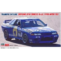 Hasegawa 1/24 Trampio Skyline (Skyline GT-R BNR32 Gr.A 1990 Inter Tec) Plastic Model Kit