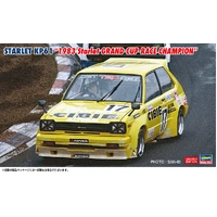 Hasegawa 1/24 Starlet KP61 "1983 Starlet Grand Cup Race Champion" Plastic Model Kit