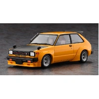 Hasegawa 1/24 Toyota Starlet KP61 S (3-Door) Middle Version (1980) "Custom Version" Plastic Model Kit