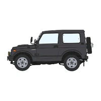 Hasegawa 1/24 Suzuki Jimny (JA11-5) W/Shovel Plastic Model Kit