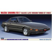 Hasegawa 1/24 Mazda Savanna RX-7 (SA22C) Late Version Turbo GT (1983) Plastic Model Kit