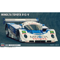 Hasegawa 1/24 Minolta Toyota 91C-V Plastic Model Kit