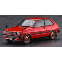 Hasegawa 1/24 Toyota Starlet KP61 S (3-Door) Middle Version (1980) Plastic Model Kit