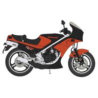 Hasegawa 1/12 Kawasaki KR250 (KR250A) "BLACK/RED COLOR" Plastic Model Kit