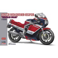 Hasegawa 1/12 Suzuki GSX-R750(G)(GR71G) "Red/Blue Color" Plastic Model Kit
