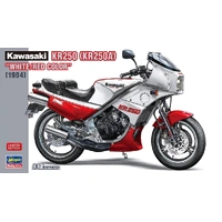 Hasegawa 1/12 Kawasaki KR250 (KR250A) White/Red Plastic Model Kit