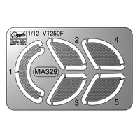 Hasegawa 1/12 Etching Parts for Honda VT250F Plastic Model Kit